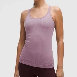 Lululemon NWT Ebb to Street Tank, Lavender Lux, Size 8